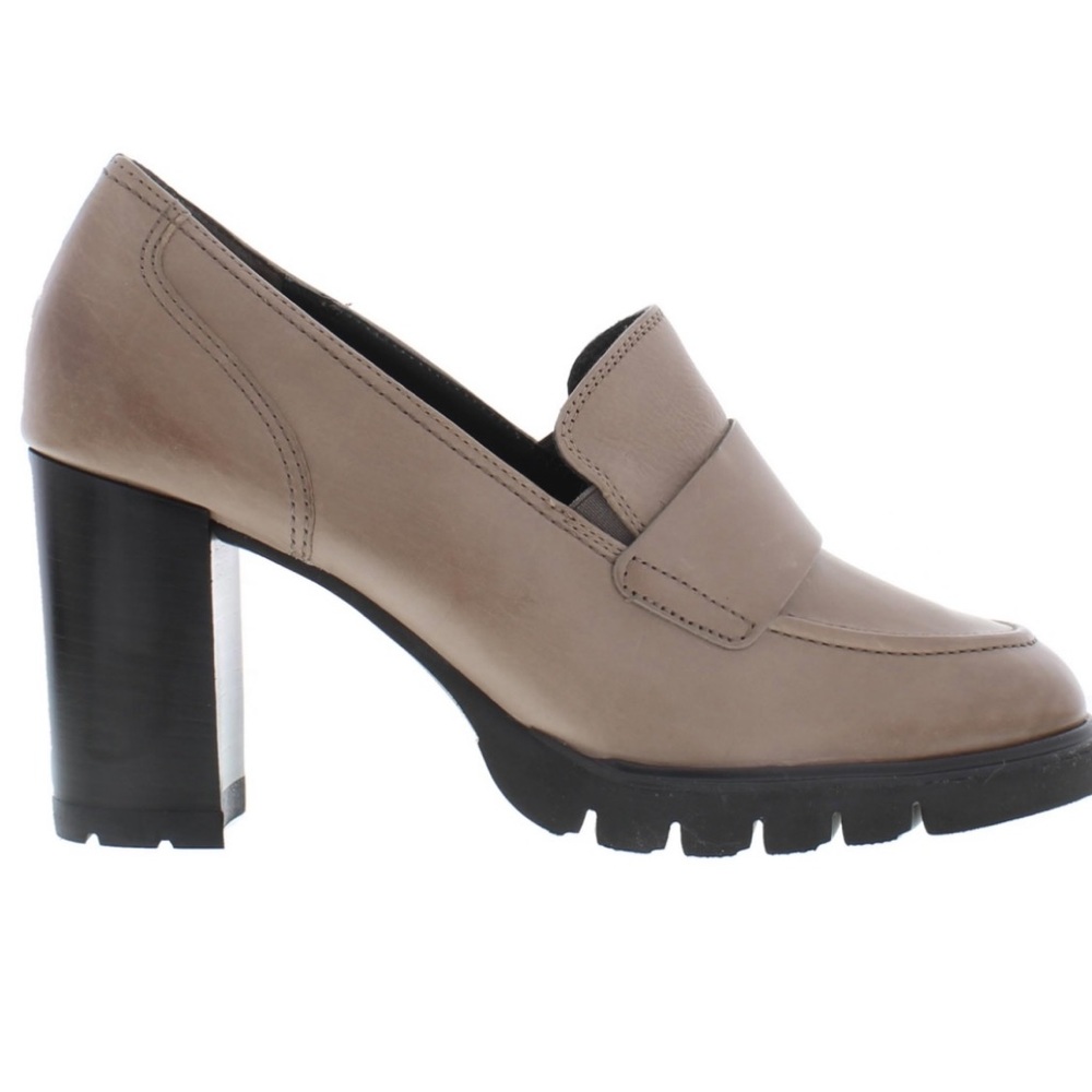 $450 PAUL GREEN NINA LOAFER PUMP‎ ANTELOPE STAR LEATHER 8 AU/ 10.5 US, (G 764)